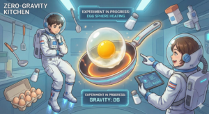宇宙で「目玉焼き」を焼くとどうなる？AIとバーチャルラボで検証した結果が衝撃的だった！のサムネイル